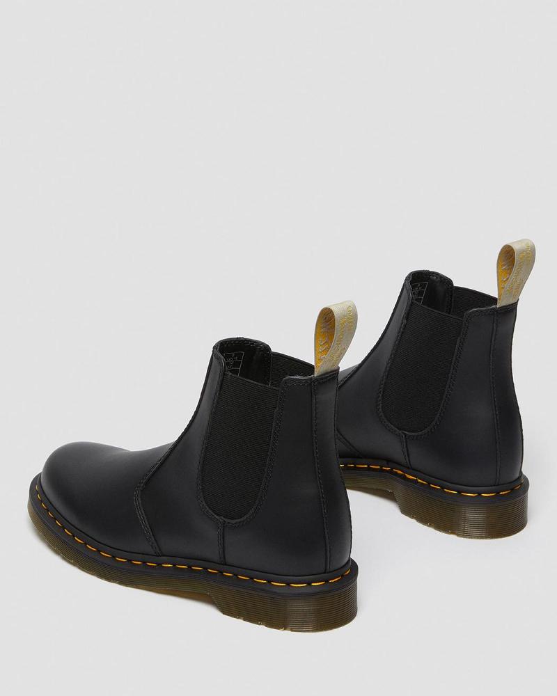 Dr Martens Vegan 2976 Felix Enkellaars Dames Zwart | NL 693CTV